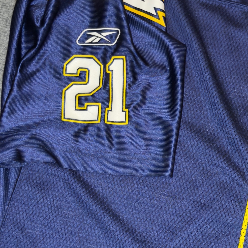 VTG Reebok LaDainian Tomlinson San Diego Chargers Jersey Mens 5XL Navy Blue - Picture 12 of 13